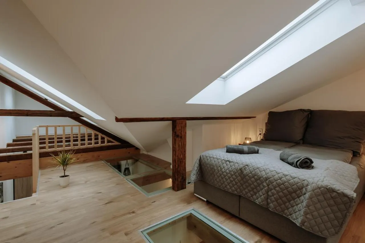 Ferienwohnung Modern Elegance Lofts - Wohnen Auf Zwei Ebenen Passau Apartment